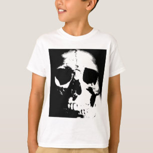 白黒スカル Tシャツ