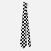 白黒スクエア柄ネクタイ ネクタイ (正面)