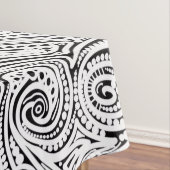 白黒スクラッチアートテーブルテーブルカバー テーブルクロス (インサイチュ)