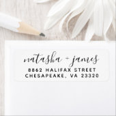 白黒スクリプスタイリッシュトのア結婚ドレス ラベル (インサイチュ)