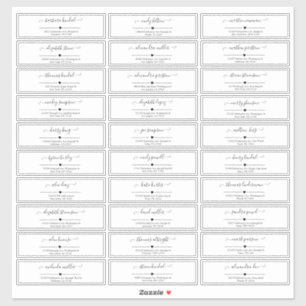 白黒スクリプトのゲ結婚ストアドレス シール