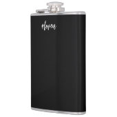 白黒スクリプトシック フラスク (左)