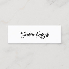 白黒スクリプトソーシャルメディアネットワーキングMi スキニー名刺