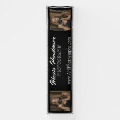 白黒スクリプトブーステンモダンツ 横断幕 (縦)