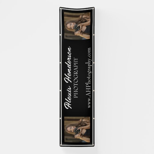 白黒スクリプトブーステンモダンツ 横断幕 (縦)