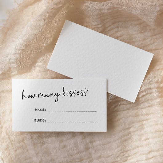 白黒スクリプミニマルト数キスゲーム エンクロージャーカード