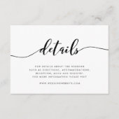 白黒スクリプリラックスト詳細 エンクロージャーカード (正面)