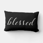 白黒スクリプ賛美ト ランバークッション (裏面)