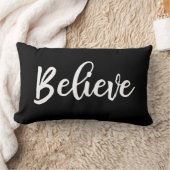 白黒スクリ信じプト ランバークッション (ブランケット)