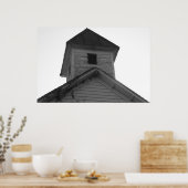 白黒スクールベル ポスター (キッチン)