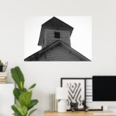 白黒スクールベル ポスター (ホームオフィス)