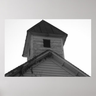 白黒スクールベル ポスター