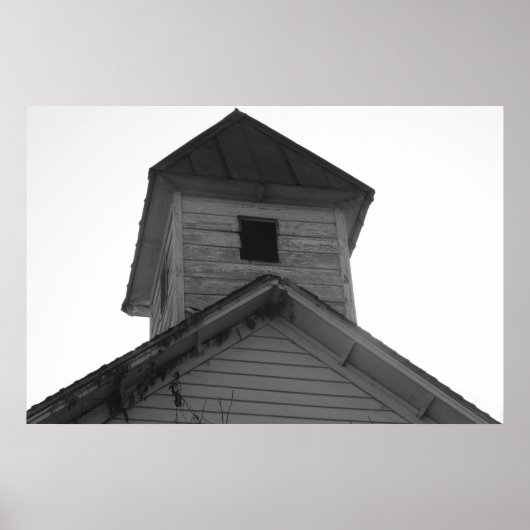 白黒スクールベル ポスター (正面)