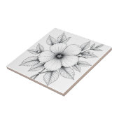 白黒スケッチ タイル (側面)