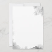 白黒スケルトンハローウィンパーティ招待状 招待状 (裏面)