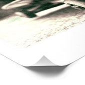 白黒スケートボードの写真 フォトプリント            (角)