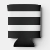 白黒スストライプピンクローズブライダルシャワー 缶クーラー (裏面)