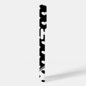 白黒スタイリッシュハートパターン Case-Mate iPhoneケース (裏面 / 右)