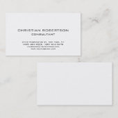 白黒スタイリッシュプロフェッショナル名刺 名刺 (正面/裏面)