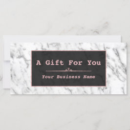 白黒スタイリッシュ大理石バラ金ゴールドギフト