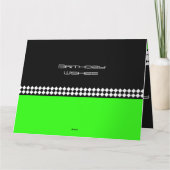 白黒スタイリッシュ カード (裏面)