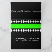 白黒スタイリッシュ カード (内部)