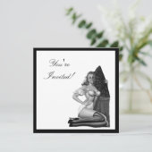 白黒スタイルピンアップガール21 招待状 (スタンド正面)