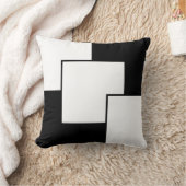 白黒スタイル クッション (ブランケット)
