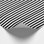 白黒ストライプのなギフト用包装紙の包装紙 ラッピングペーパー (角)