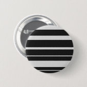 白黒ストライプのなボタン 缶バッジ (正面&裏面)