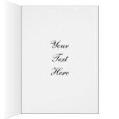 白黒ストライプのサンキューカード (内側 (右))