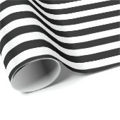 白黒ストライプのデザインパターン ラッピングペーパー (ロールコーナー)