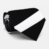 白黒ストライプのネクタイ ネクタイ (ロール)