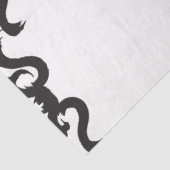 白黒ストライプのパンプキン&こうもりハローウィンパーティ 薄葉紙 (詳細)