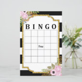 白黒ストライプのビンゴゲーム (スタンド正面)