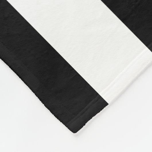 白黒ストライプのフリースブランケットを持つバラ フリースブランケット (角)