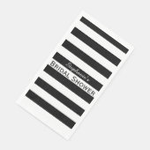 白黒ストライプのブライダルシャワー (コーナー)