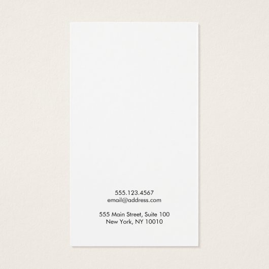 白黒ストライプの大理石イヤリング表示カード (裏面)