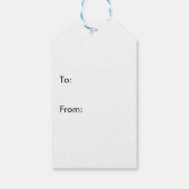 白黒ストライプの ギフトタグ (裏面)