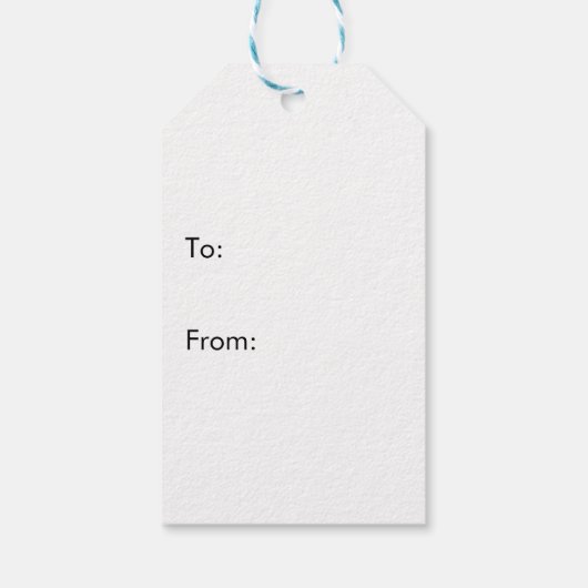 白黒ストライプの ギフトタグ (裏面)