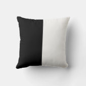 白黒ストライプの クッション (裏面)