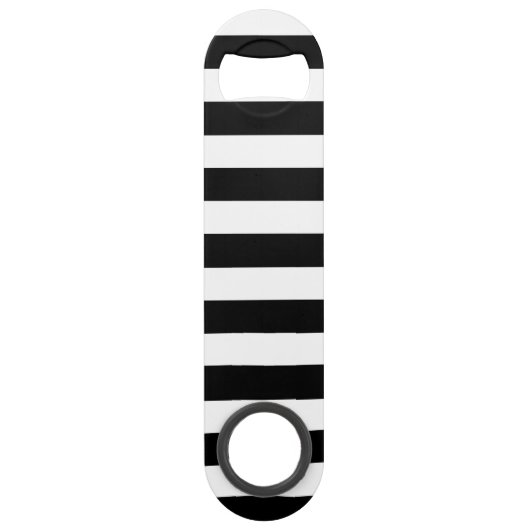 白黒ストライプの スピード栓抜き (正面)