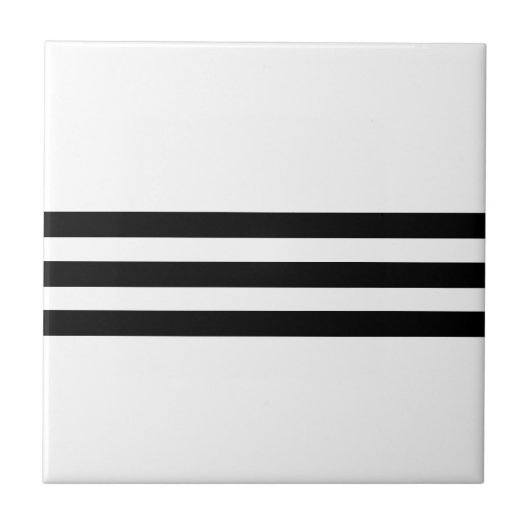 白黒ストライプの タイル (正面)