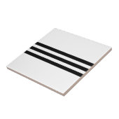 白黒ストライプの タイル (側面)