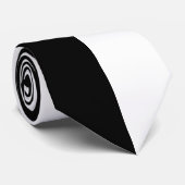 白黒ストライプの ネクタイ (ロール)