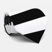 白黒ストライプの ネクタイ (ロール)