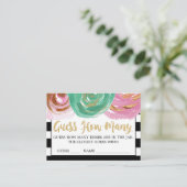 白黒ストライプはキス・カードの数を推測 エンクロージャーカード (スタンド正面)