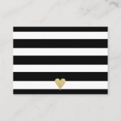 白黒ストライプはキス・カードの数を推測 エンクロージャーカード (裏面)