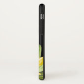 白黒ストライプイエローフラワー Case-Mate iPhoneケース (裏面/左)