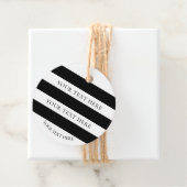 白黒ストライプカスタマイズ フェイバータグ (インサイチュ)